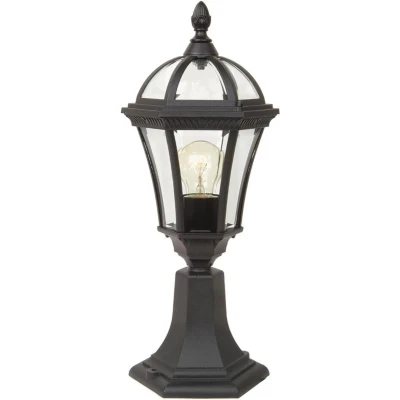 Afbeelding van Garden Zone Mini LED Tuin Pilaar Ledbury 1X E27 Max 60W IP44 (Outdoor) Black