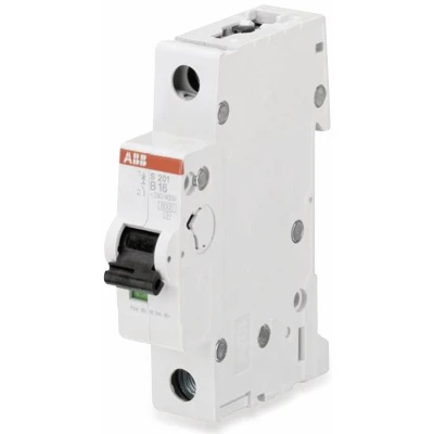 Afbeelding van ABB 2CDS251001R0065 S201 B6 Zekeringautomaat 1 polig 6 A 230 V