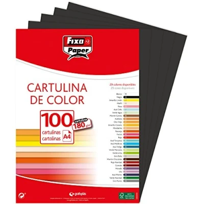 Afbeelding van Fixo Paper 11110410 karton, A4, 180 g, 100 stuks