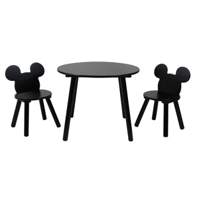 Afbeelding van Disney Mickey Mouse Zwarte Tafel en 2 Stoelen Kinderkamer