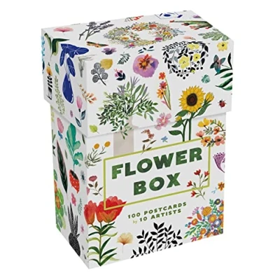 Afbeelding van Flower box: 100 postcards by 10 artists