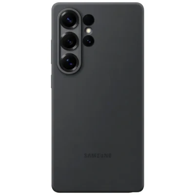 Afbeelding van Samsung Siliconen Back Cover Zwart Galaxy S25 Ultra