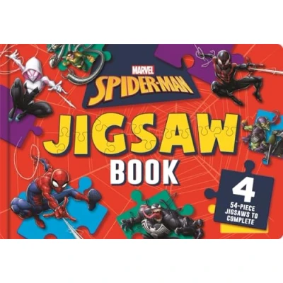 Afbeelding van 4 54 piece jigsaws to complete! Marvel Spider Man: Jigsaw Book