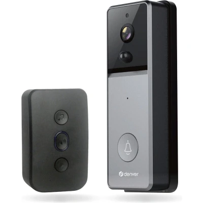 Afbeelding van Denver VDB 216 Video deurbel Draadloos Camera Smart home Wifi TUYA Grijs