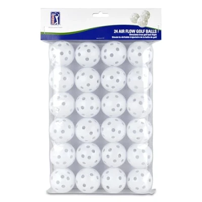 Afbeelding van PGA Airflow Oefengolfballen Set van 24 diverse kleuren