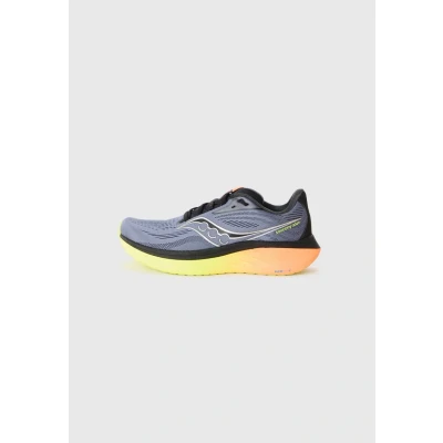 Afbeelding van Saucony RIDE 18 Hardloopschoenen voor op de weg, Heren, Maat: 42, Shadow/vizi Schoenen
