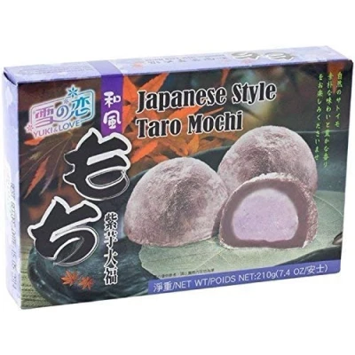 Afbeelding van Taro Mochi Japanse rijsttaart, 210 g