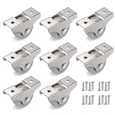 Afbeelding van RAVN HAMAN Set van 8 meubelwielen, 25 mm, mini wielen tot 10 kg per wiel, kleine geschikt voor het oppervlak, vaste binnenmeubels