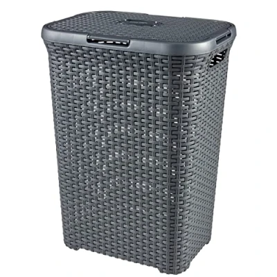 Afbeelding van Curver Wasbox STYLE 60L Antraciet