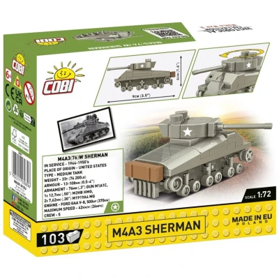 Afbeelding van COBI Sherman M4A3 3089