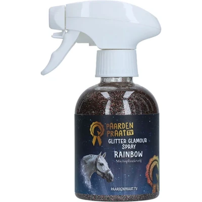 Afbeelding van Paardenpraat Spray Glitter Rainbow 250ml