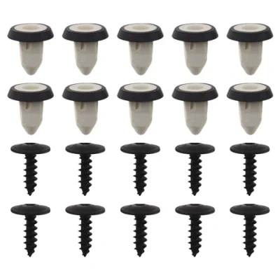 Afbeelding van LT Easiyl 20 stuks kentekenplaathouderset auto 51127020321 expansiemoer N90775001 Torx schroeven accessoires compatibel met Audi BMW