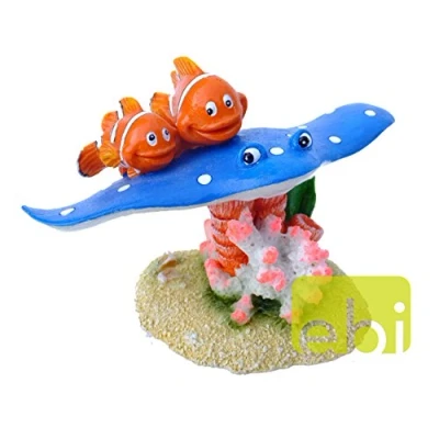 Afbeelding van Aqua Della Aquariumdecoratie Vissen Clownfish 2 12,3x9x8cm 1st