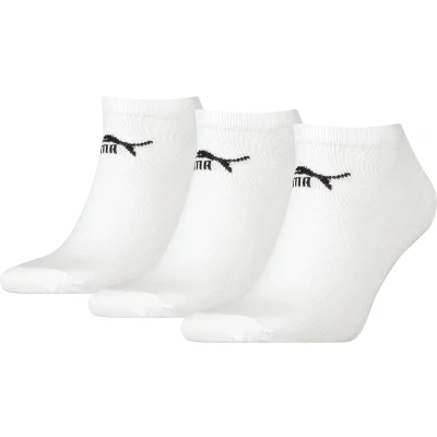 Afbeelding van Puma Unisex Maat 35 38 cm Korte Sokken voor Heren/Dames Sport Sneaker ( 3 pack ) Witte