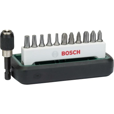 Afbeelding van Bosch Accessories 2608255993 Bitset 12 delig Kruiskop Phillips, Pozidriv, Binnen zesrond (TX)