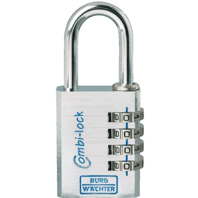 Afbeelding van Burg Wächter 3631 Hangslot 22.90 mm Alu zilver (chroom) Cijferslot