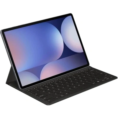 Afbeelding van Samsung Book Cover Keyboard Slim tablethoes met toetsenbord voor Galaxy Tab S9+ S9 FE+ S10+, zwart