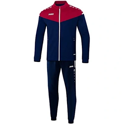 Afbeelding van JAKO Polyesterpak Champ 2.0 Marine/chilirood