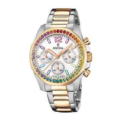 Afbeelding van Festina Montre Chronograaf, Dames, Maat: One Size, Gris clair