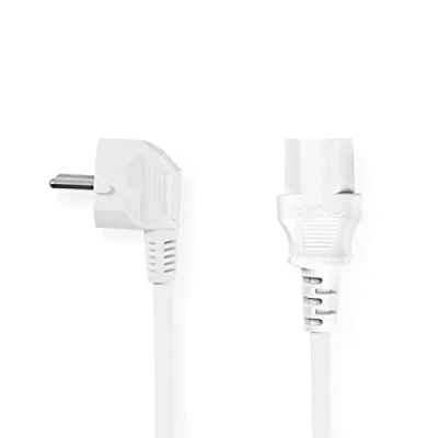 Afbeelding van C13 kabel Nedis 10 meter (Haaks, Wit)