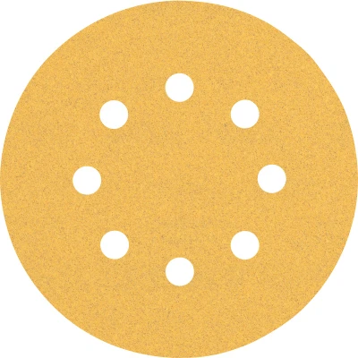 Image de BOSCH 2608900806 Feuille abrasive Expert C470 Best for Wood and Paint, diamètre 125 mm, grain 100, 8 trous (5 pcs)