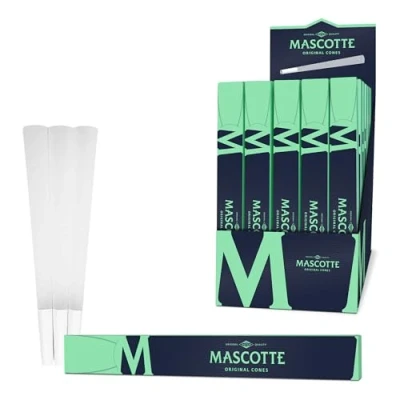 Afbeelding van Mascotte® Original Cones met Tip 3 x 40 doosjes Voorgedraaide Hulzen Tips 120 voorgerolde kegels filtertips