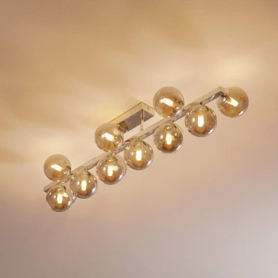 Afbeelding van Wandlamp Dallas chroom, 13 lamps