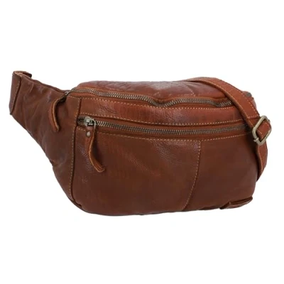 Afbeelding van Gusti Leder Freya Heuptas, Dames, Maat: One Size, Cognac