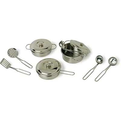 Afbeelding van Small Foot Metalen Pannenset, 11dlg,