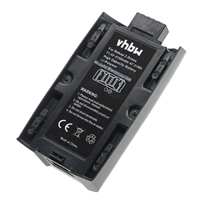 Afbeelding van vhbw Batterij compatibel met Parrot Bebop 2 Power Drone (4150 mAh, 11,4 V, Li polymeer)
