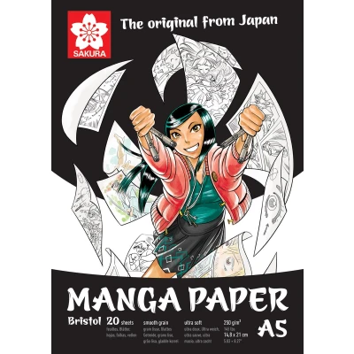 Afbeelding van Sakura Manga schetsboek A5 wit FSC mix