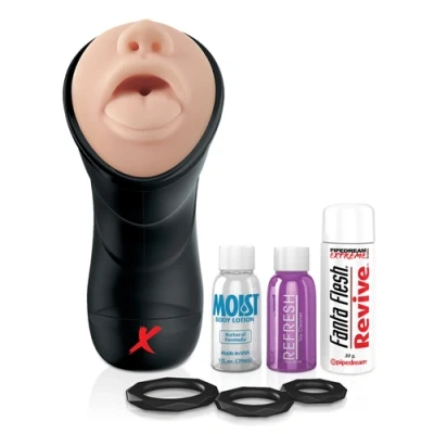 Afbeelding van Deep Throat Vibrerende Masturbator Set