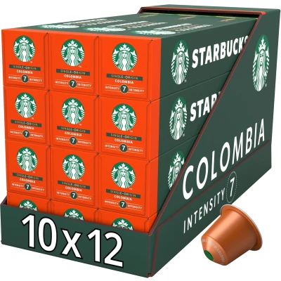 Afbeelding van Starbucks by Nespresso Medium Roast Colombia capsules 120 koffecups