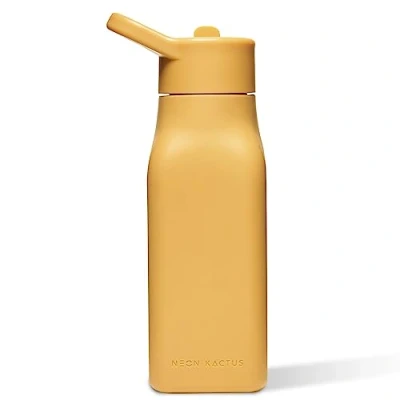 Afbeelding van Siliconen Drinkfles 340ml Geel