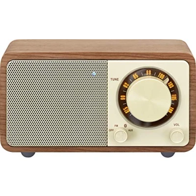 Afbeelding van Sangean Wr 7 Houten Cabinet Radio Walnut