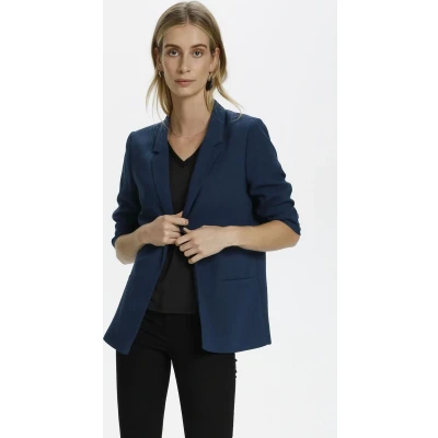 Afbeelding van Soaked in Luxury Shirley Blazer, Dames, Maat: XXL, Navy