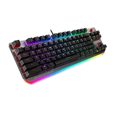 Afbeelding van ASUS ROG Strix Scope TKL mechanisch gamingtoetsenbord AZERTY toetsenbord met Cherry MX schakelaars, aluminium structuur en Aura Sync RGB