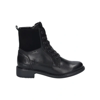 Afbeelding van Josef Seibel Selena 53 Veterboots, Dames, Maat: 40, Schwarz Leer