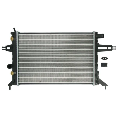 Afbeelding van THERMOTEC D7X052TT Radiateur Aluminium, Kunststof voor voertuigen zonder airco 382 540 23 Automatische versnellingsbak Koelribben mechanisch gelast
