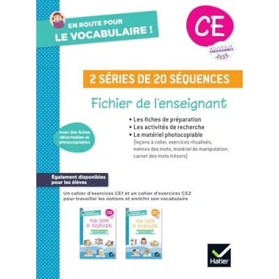 Afbeelding van EN ROUTE POUR LE VOCABULAIRE CE FICHIER DE L&#039;ENSEIGNANT