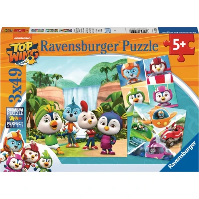 Afbeelding van Ravensburger Top Wings puzzel 3 x 49 delen, meerkleurig, 052