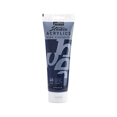 Afbeelding van Pébéo acrylverf Fine Studio grijs Payne 250 ml 169 040