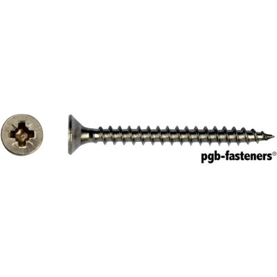 Afbeelding van PGB Fasteners Spaanplaatschroef VZK RVS 4,5 x 50 mm