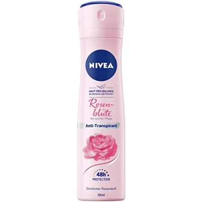 Afbeelding van NIVEA anti transpirant deodorant spray, 150 ml voor een droog en fris huidgevoel, vrouwen, betrouwbare 48 uur transpiratie bescherming