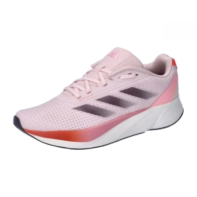 Afbeelding van adidas Duramo SL hardloopschoenen lage schoenen zonder voetbal dames, Sandy Pink/Aurora Met/Roze Spark