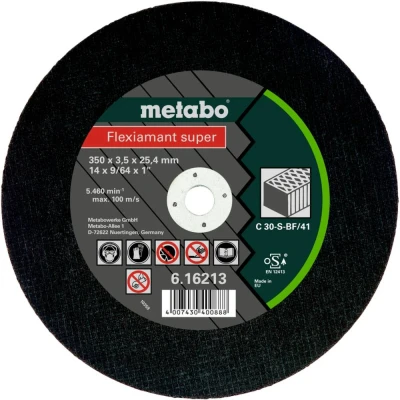 Afbeelding van Metabo 616213000 Doorslijpschijf recht 10 stuk(s)
