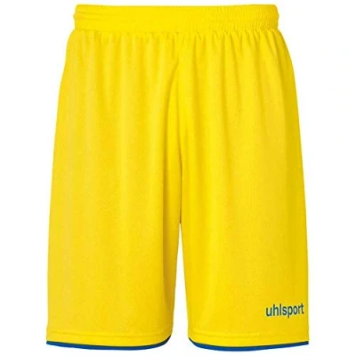 Afbeelding van Uhlsport Club Short Kinderen Geel / Royal Maat: 140