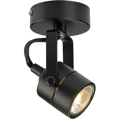 Afbeelding van SLV Spot 79 132020 Plafondspot Halogeen GU10 50 W Zwart