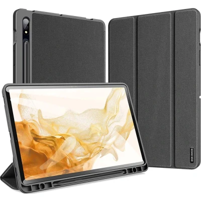 Afbeelding van Dux Ducis Tablet Hoes geschikt voor Samsung Galaxy Tab S8 Domo Book Case Zwart