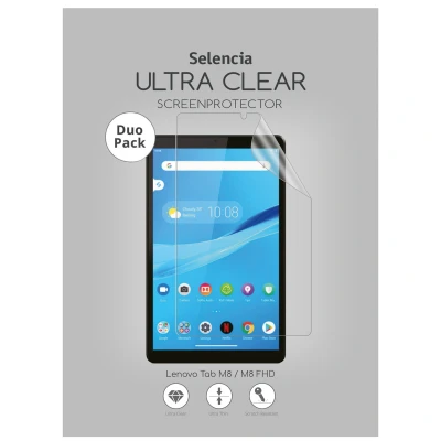 Afbeelding van Selencia Screenprotector Geschikt voor Lenovo Tab M8 / FHD Duo Pack Ultra Clear tablet